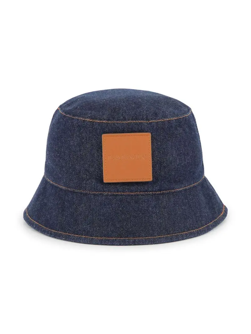 Cappello pesacatore denim Denim blu miniatura 2