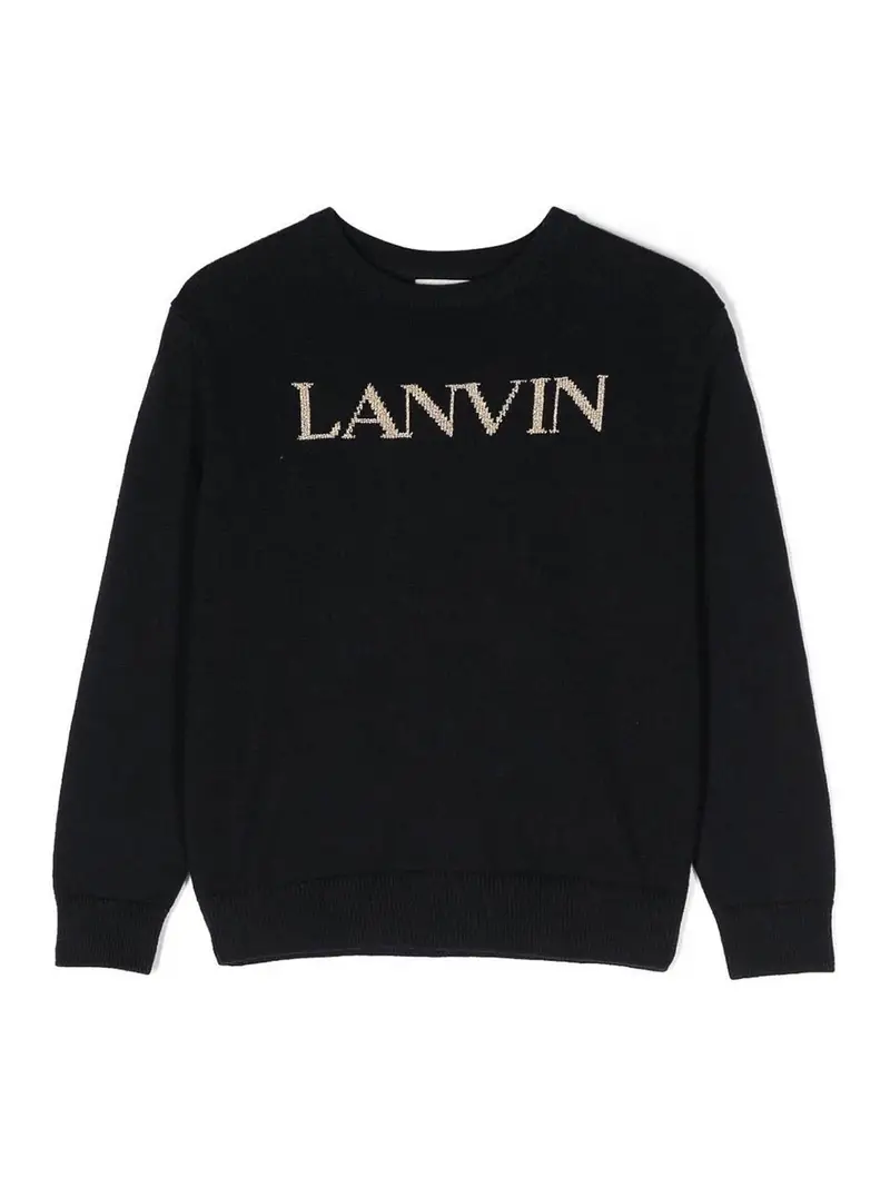 Maglia Lanvin in cotone e lana blu navy