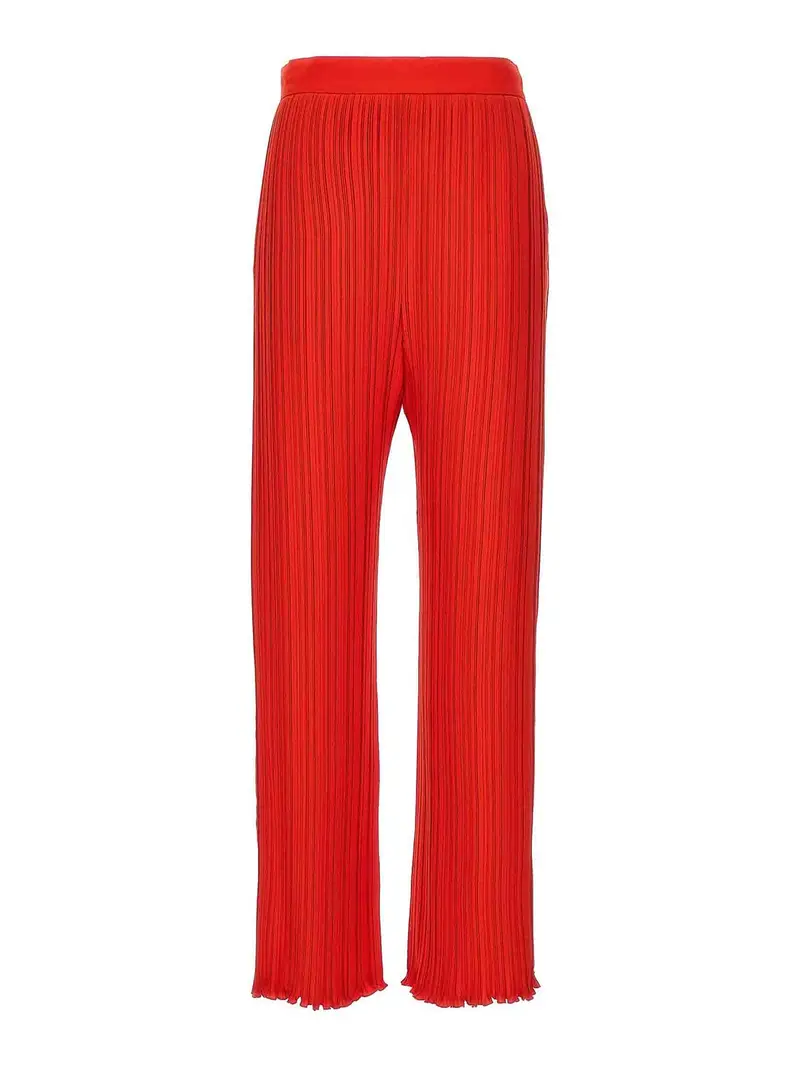 Pantaloni a pieghe Rosso