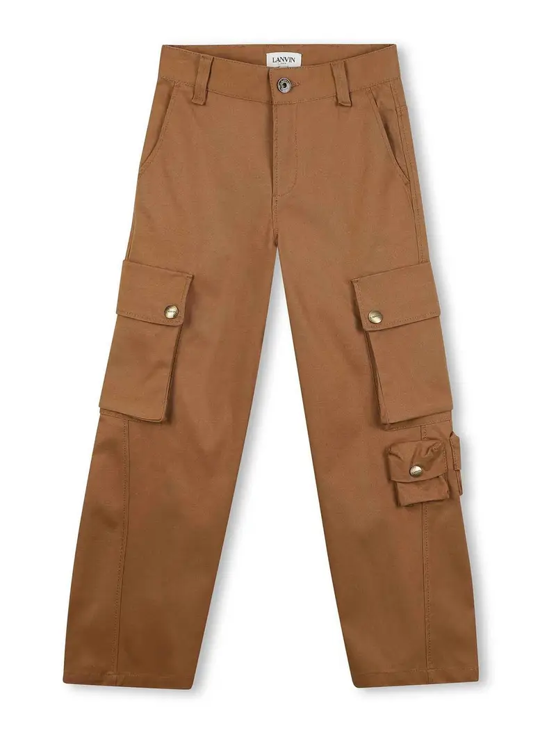 LANVIN Pantaloni cargo Marrone 4002425