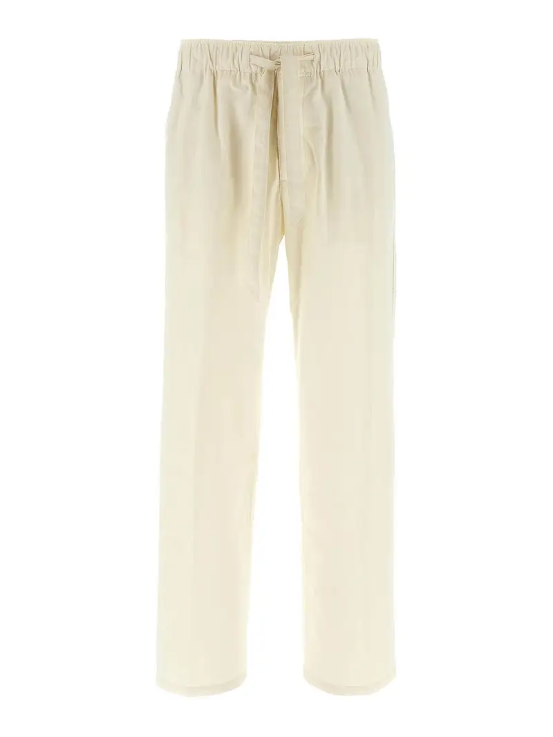 Pantaloni di cotone Bianco