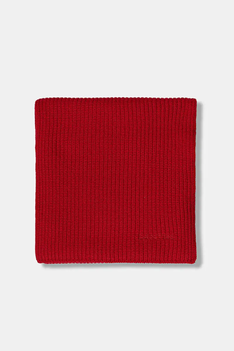 sciarpa in lana Beige miniatura 2