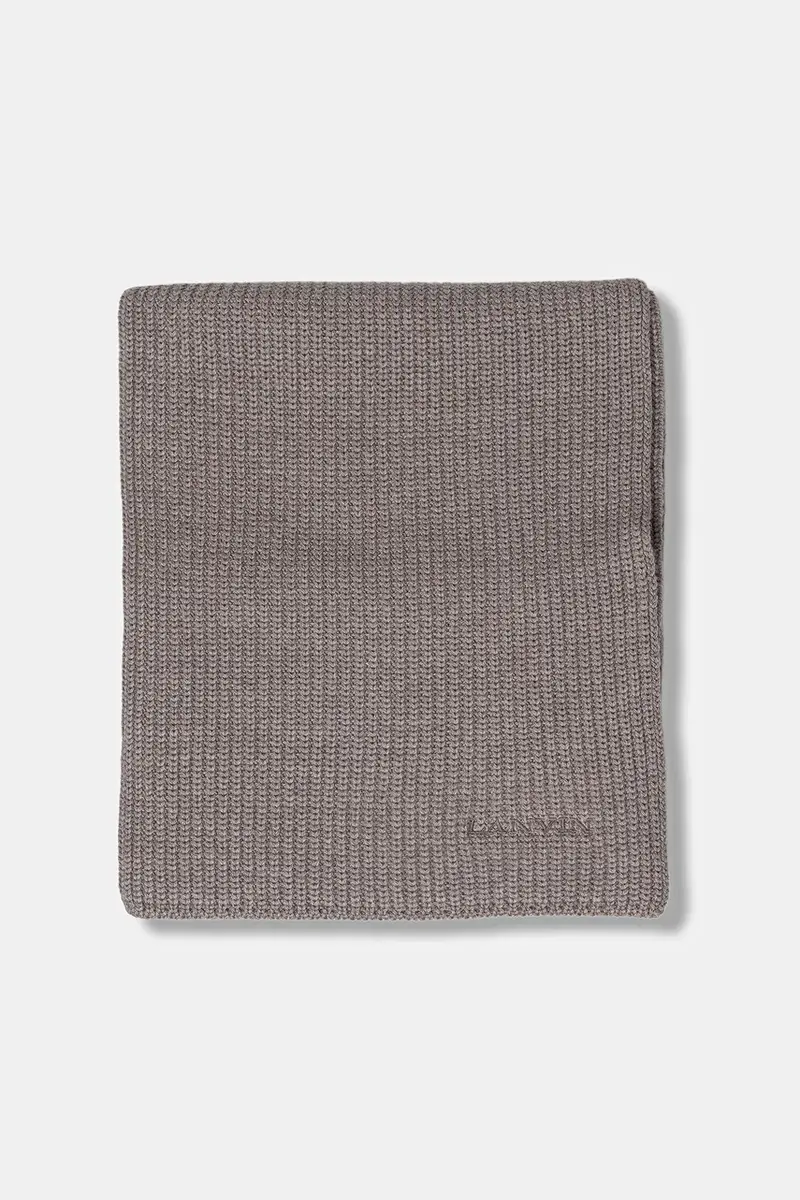 sciarpa in lana Grigio miniatura 2