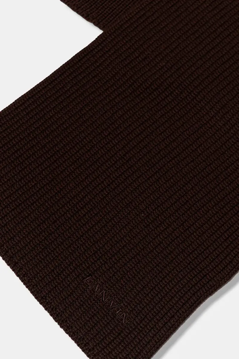 sciarpa in lana Marrone miniatura 3