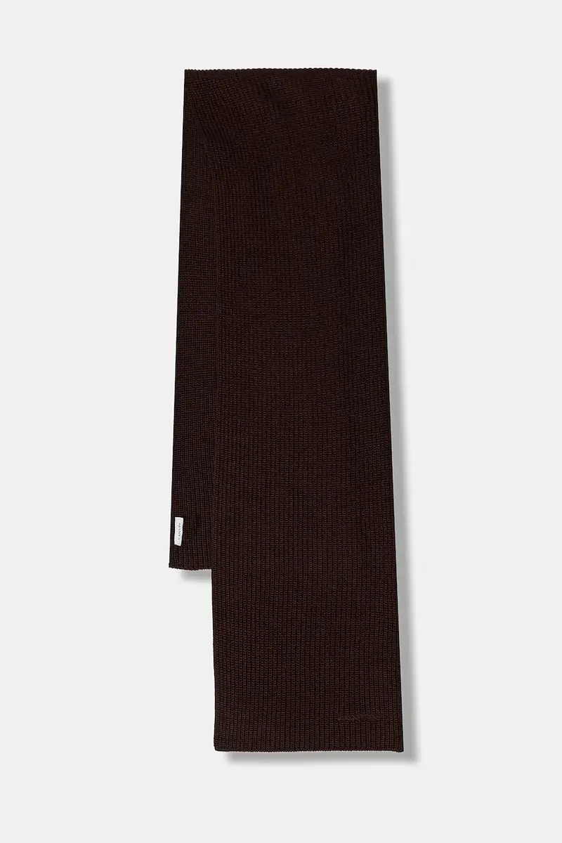 sciarpa in lana Marrone