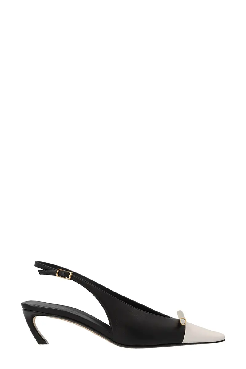 Slingback Bico Bianco