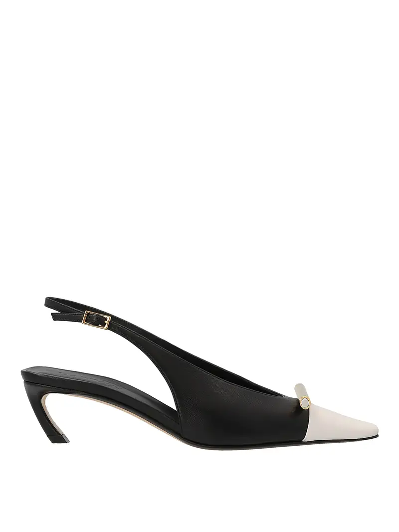 Slingback Bico Nero