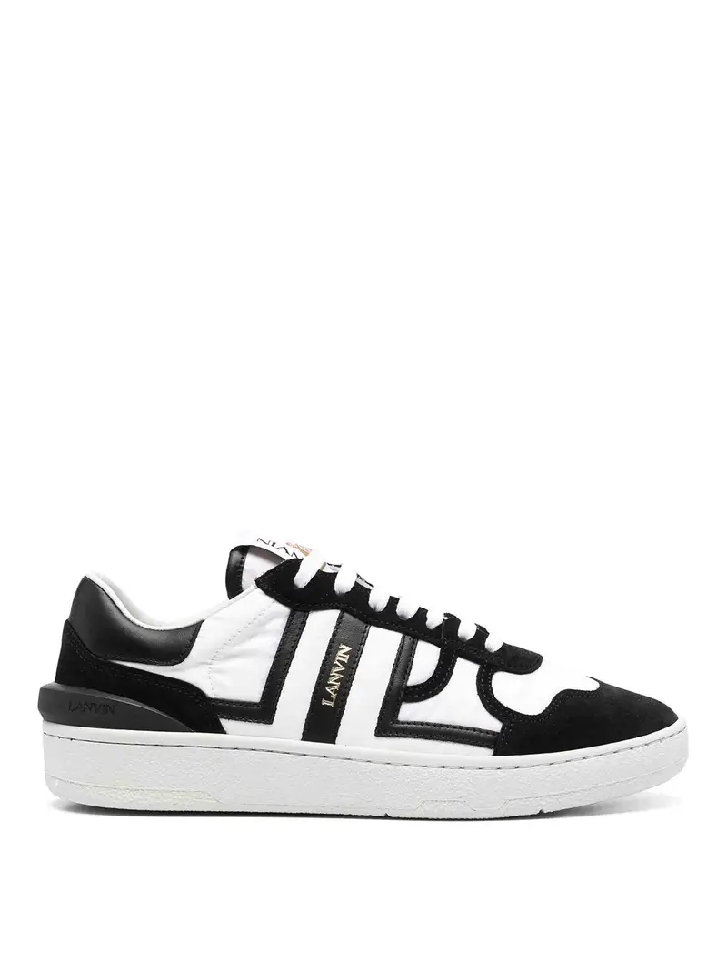 Sneakers in argilla con nylon Nero