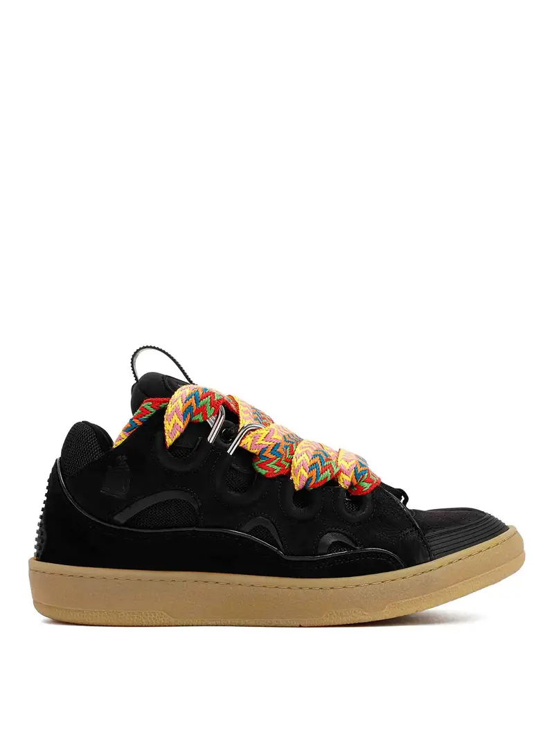 Sneakers in pelle Nero