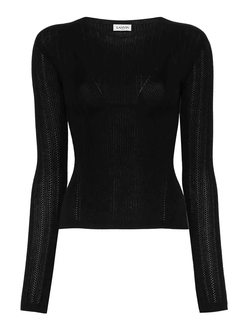 LANVIN Top Nero 4107947