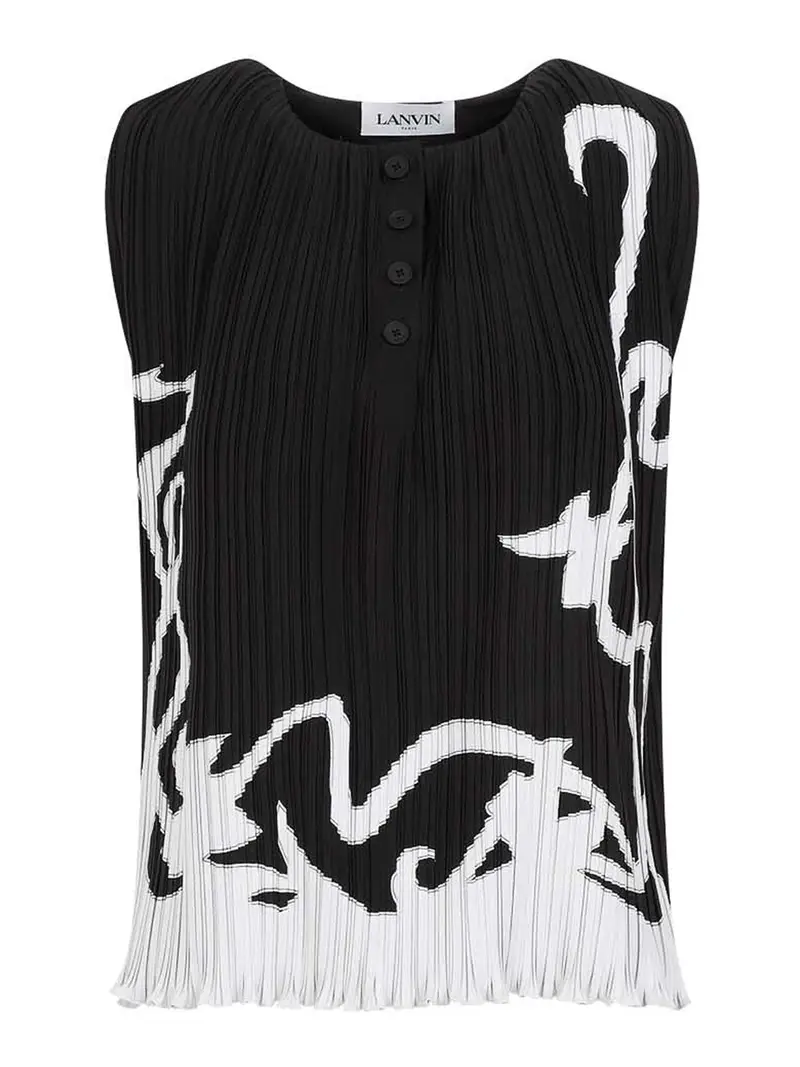 LANVIN Top Nero 4128012