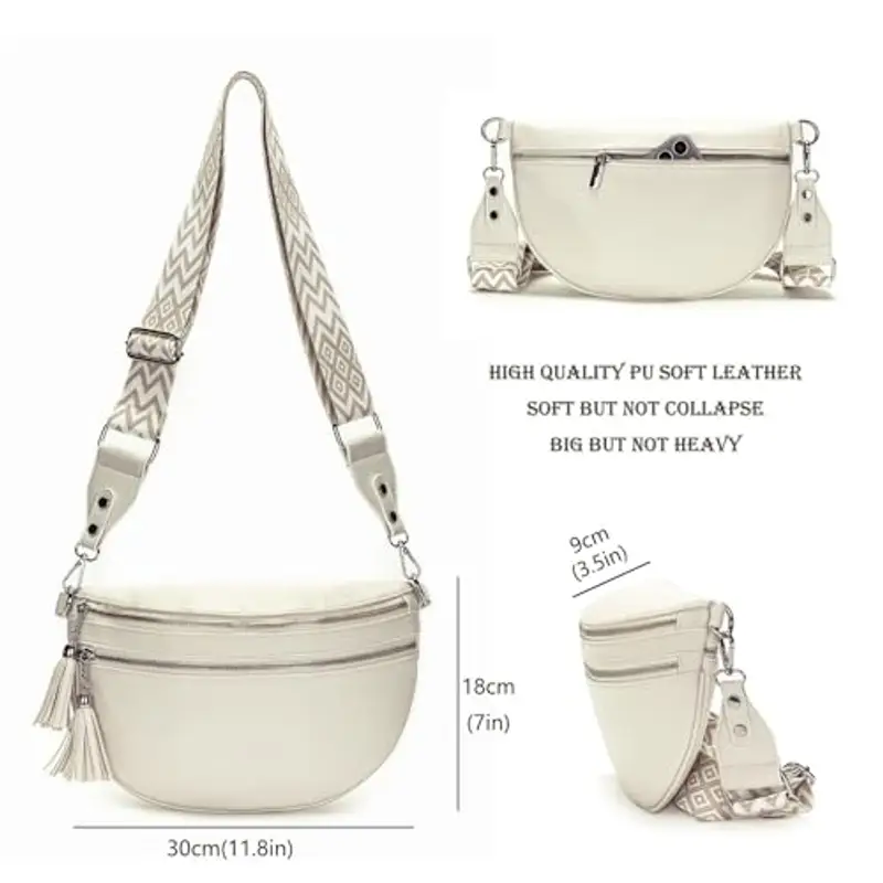 LANXINGLUO Marsupio Donna Multicolore 1962703 miniatura 2