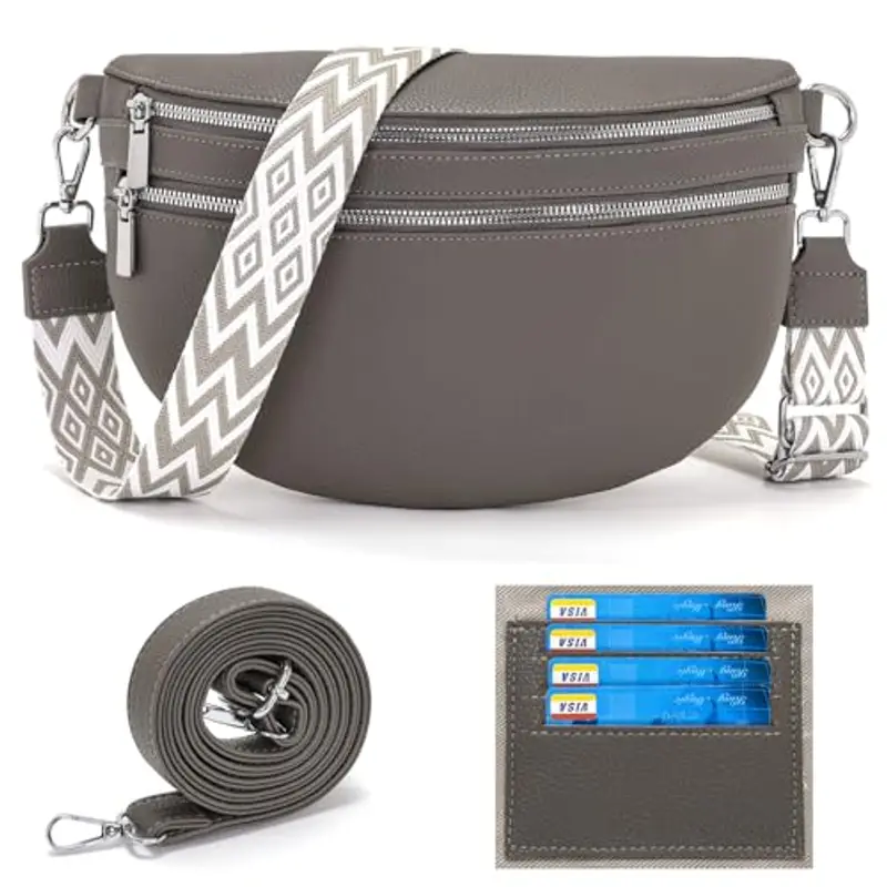 LANXINGLUO Marsupio Donna Multicolore 2340055