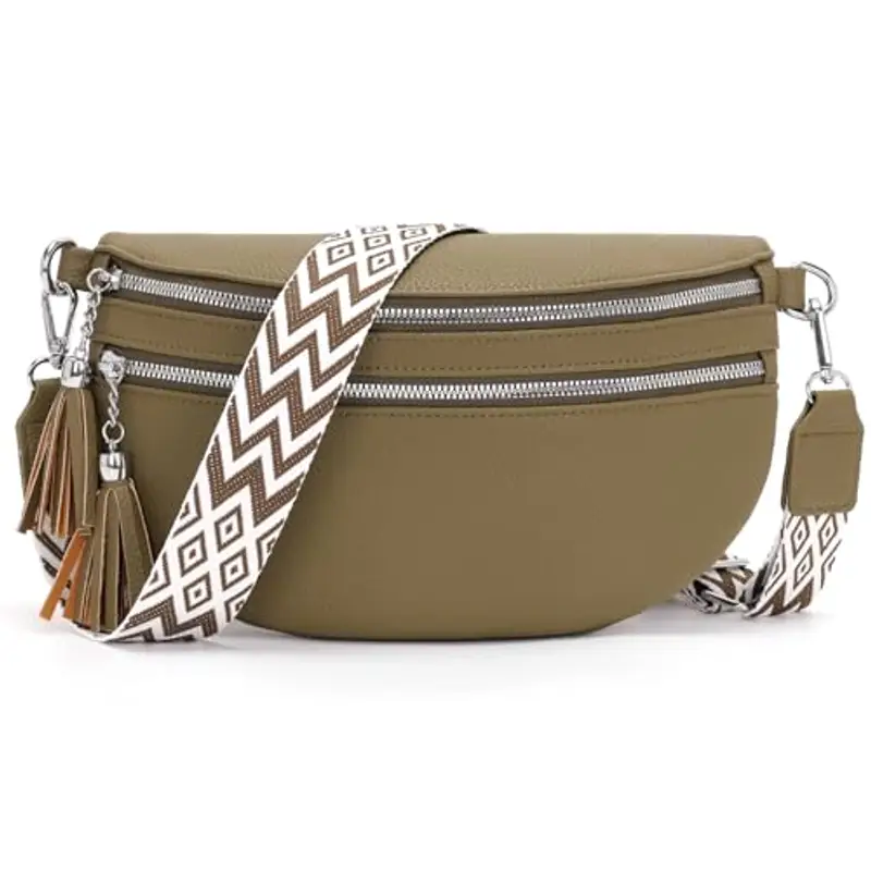 LANXINGLUO Marsupio Donna Multicolore 2340056