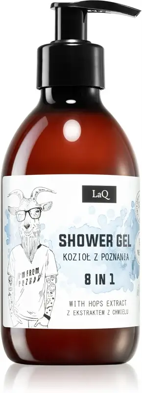 Goat From Poznaň Gel Doccia Rinfrescante 8 In 1 Con Estratto Di Pannocchia Di Luppolo 300 Ml