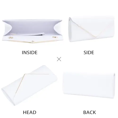 Larcenciel Clutch Donna Multicolore 2478501 miniatura 3