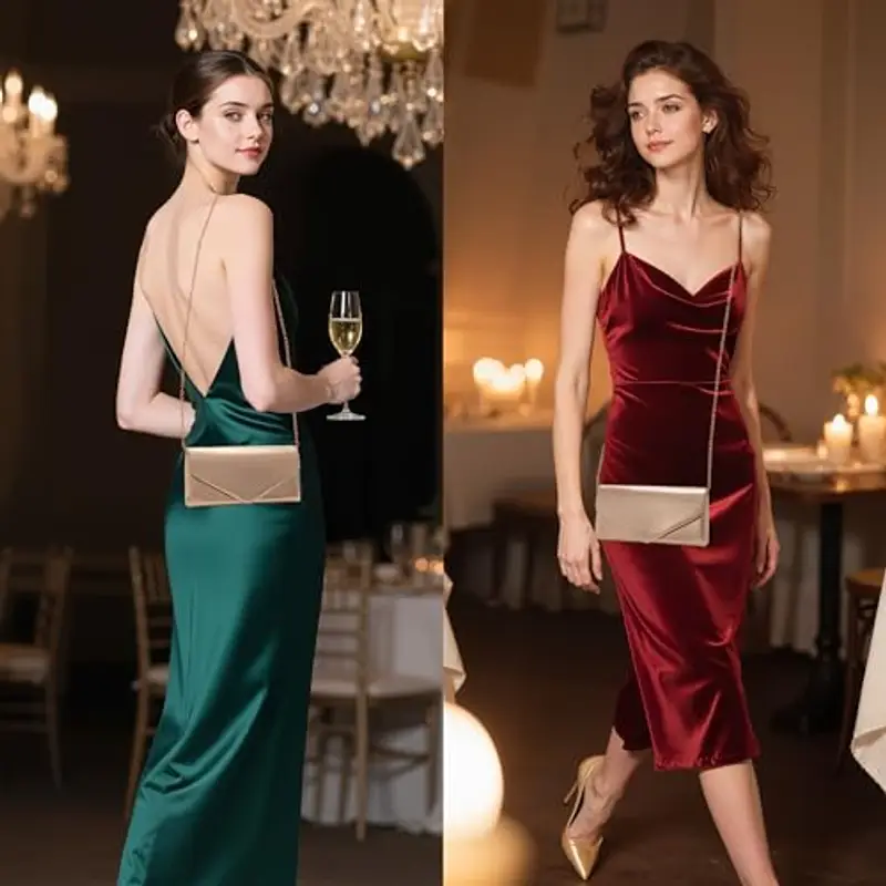 Larcenciel Pochette Donna Beige 2191452 miniatura 2