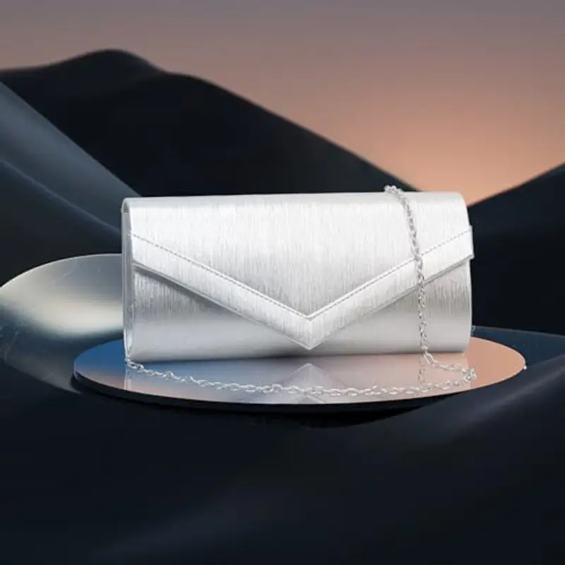 Larcenciel Borsa a tracolla Donna Argento 2372545 miniatura 3