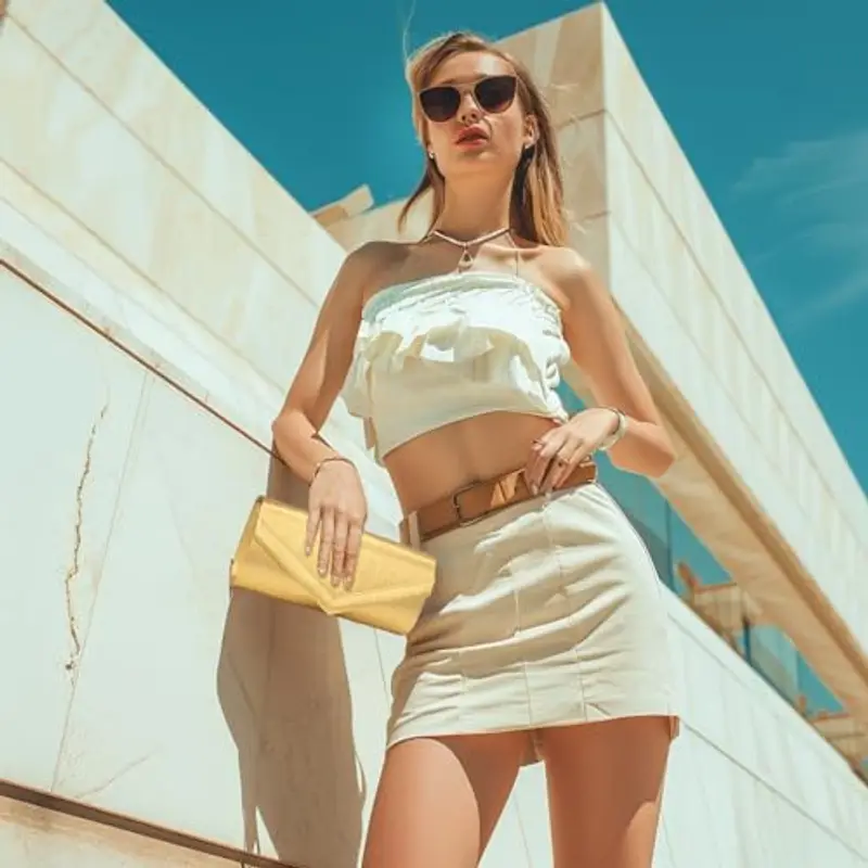 Larcenciel Borsa a tracolla Donna Oro 2372544 miniatura 2