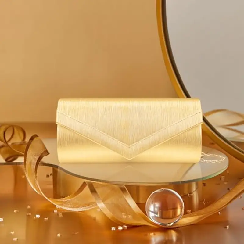 Larcenciel Borsa a tracolla Donna Oro 2372544 miniatura 3