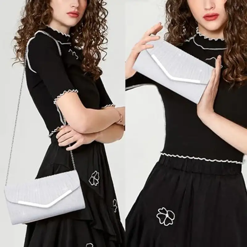 Larcenciel Pochette Donna Argento 2161466 miniatura 2