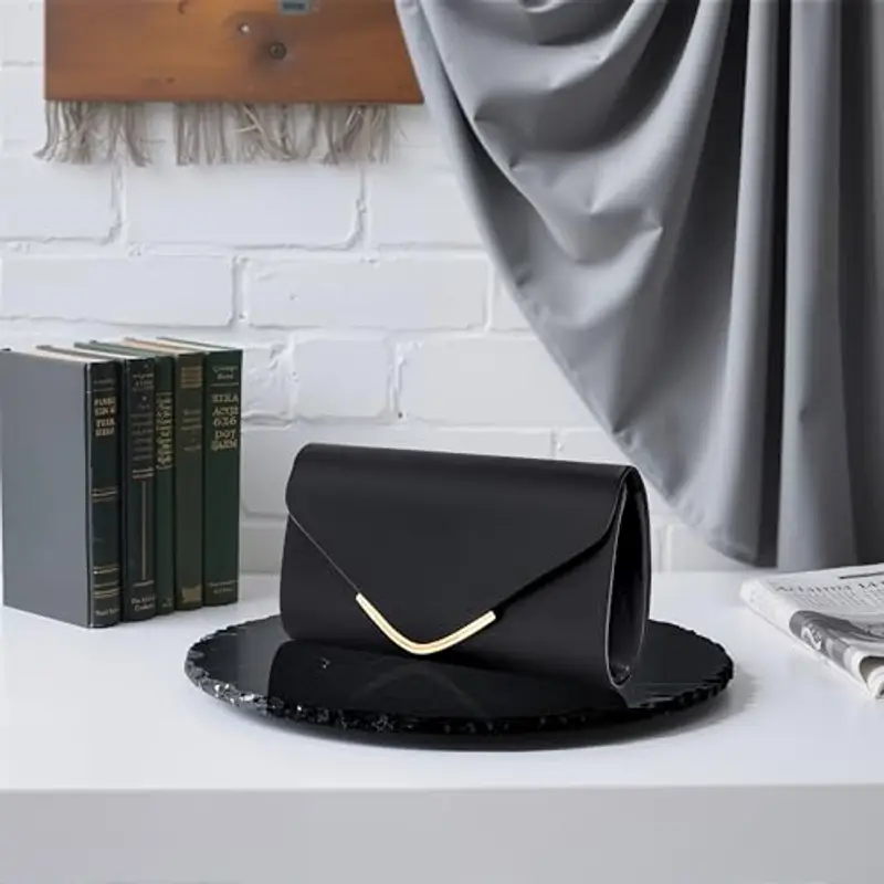 Larcenciel Clutch Donna Nero 2144654 miniatura 3