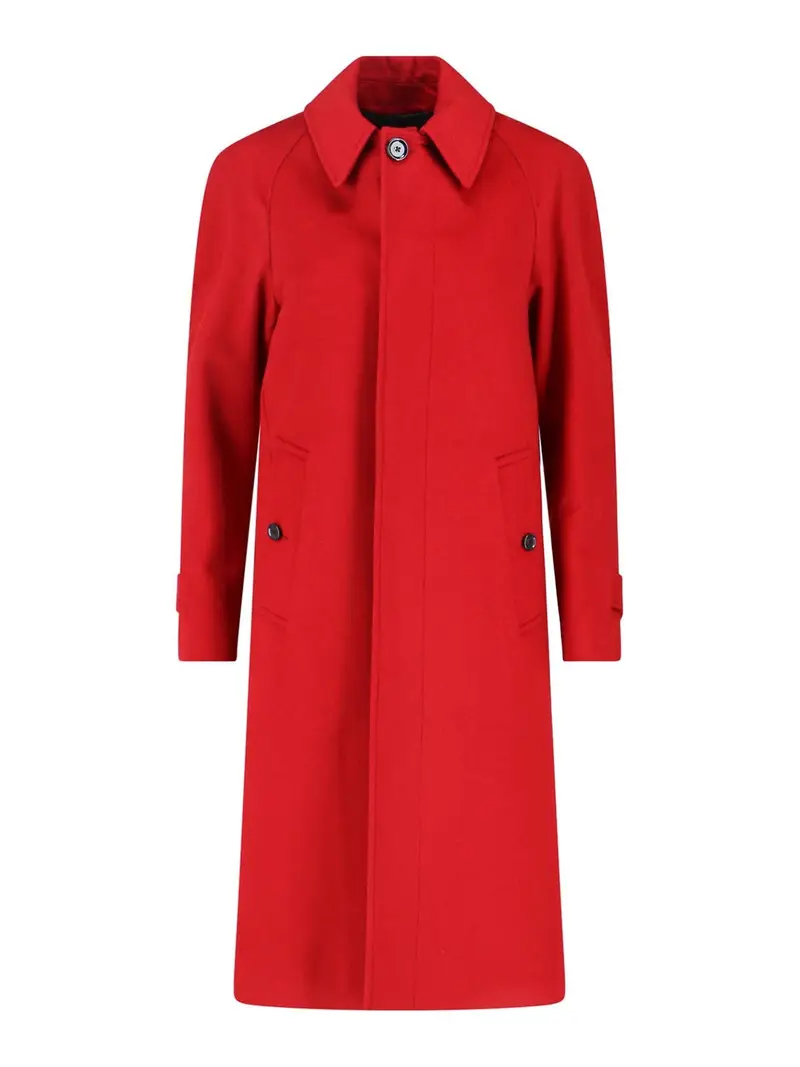 Cappotto In Cashmere Rosso
