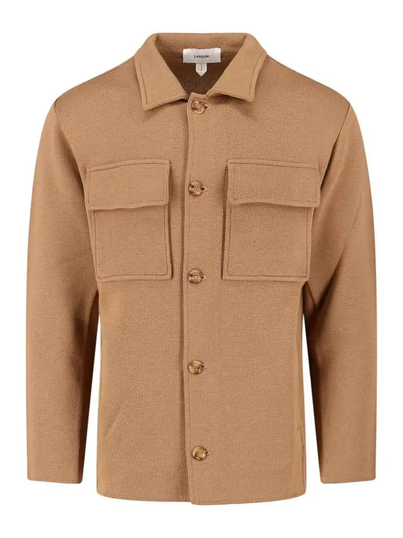 Giacca In Lana Vergine Marrone