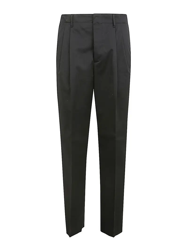 Pantaloni con pences Nero