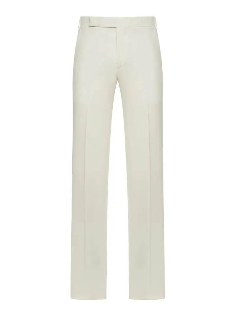 Pantaloni di lana su misura Color Carne E Neutri