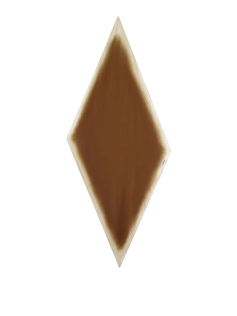 Sciarpa In Cotone E Seta Marrone