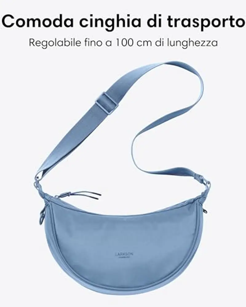 LARKSON Borsa a tracolla Donna Azzurro 1958184 miniatura 3