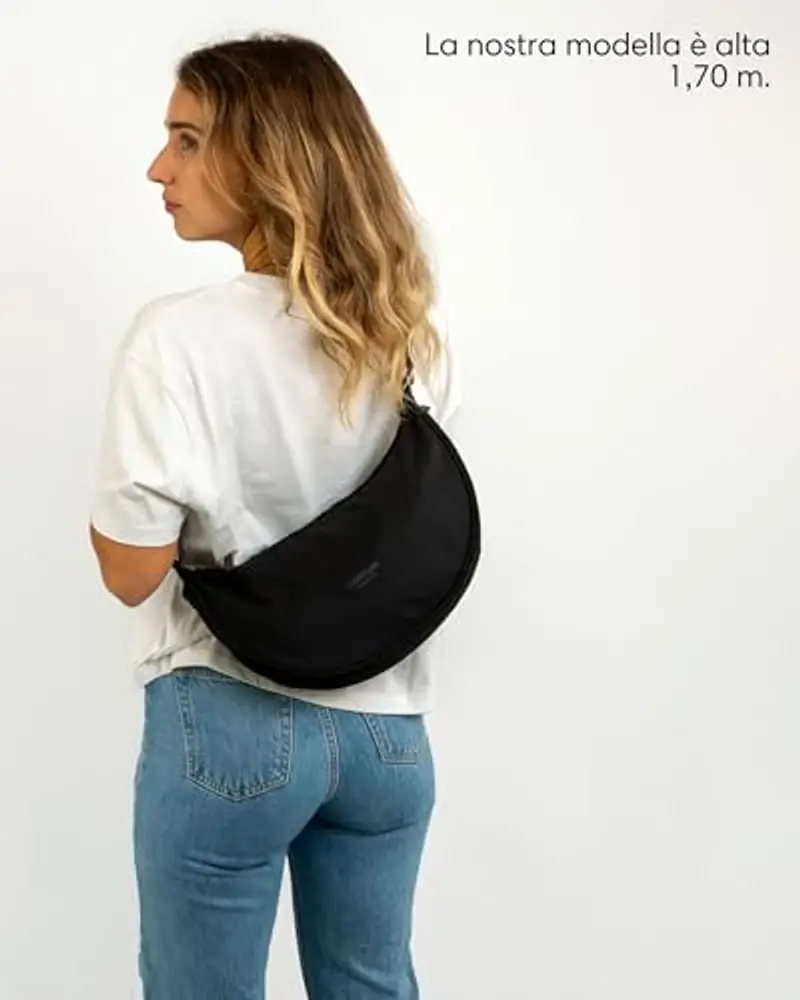 LARKSON Borsa a tracolla Donna Nero 1387304 miniatura 2