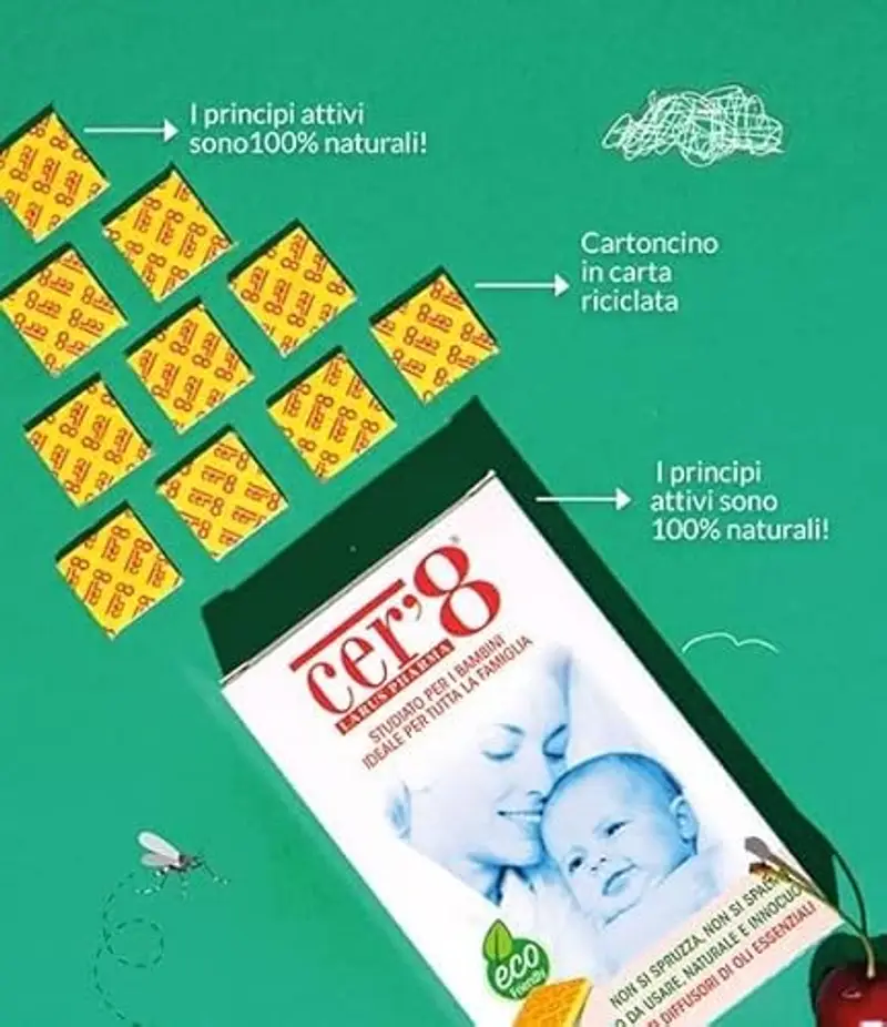 LARUS Pharma Cer'8 Cerotti Diffusori di Oli Essenziali, Confezione da 48 Pezzi miniatura 3