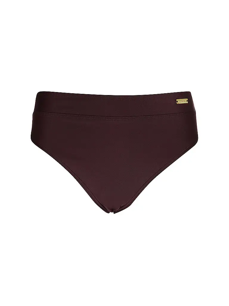 Bikini da donna a vita alta rosso scuro | 36