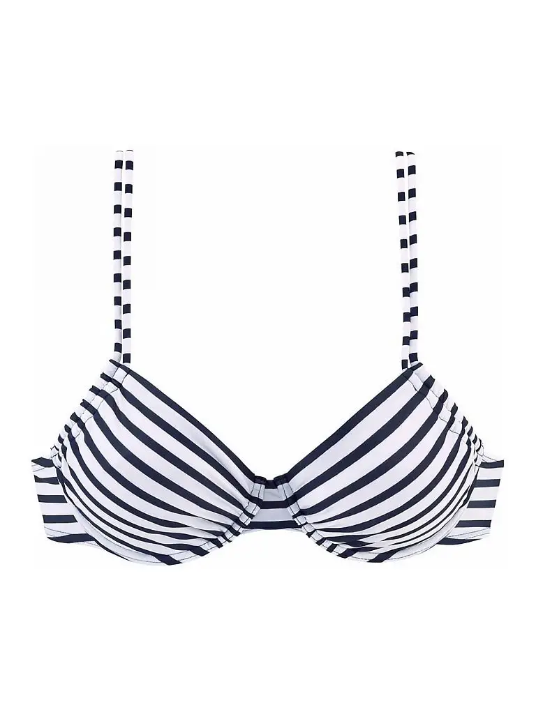 Bikinioberteil Stripes da donna blu | 38C