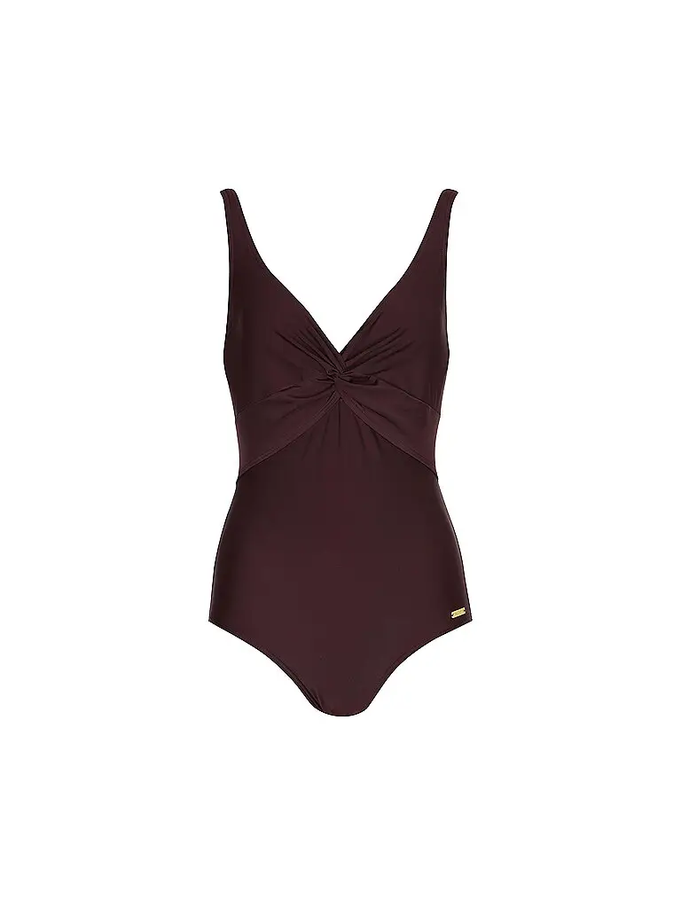 Costume da bagno da donna rosso scuro | 40D