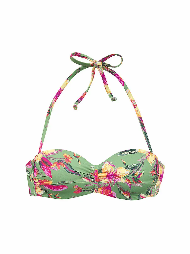 Top bikini da donna verde chiaro | 36B