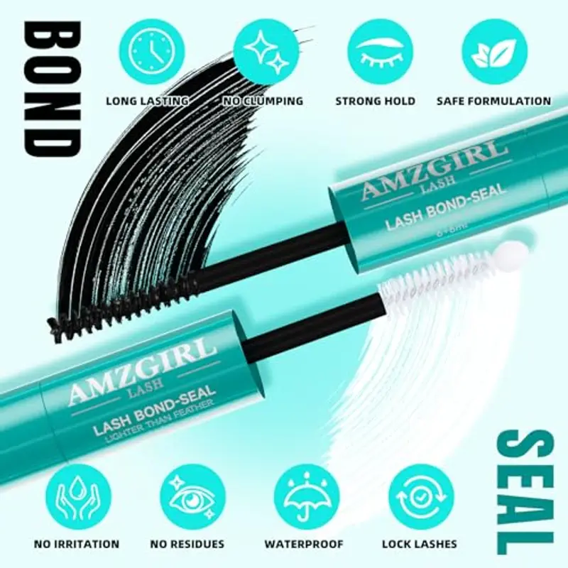 Lash Bond and Seal Ciglia Cluster Colla House of Lash Cluster Mascara Wall Glue 12ml Lunga durata 72 ore Nero Ciglia miniatura 3