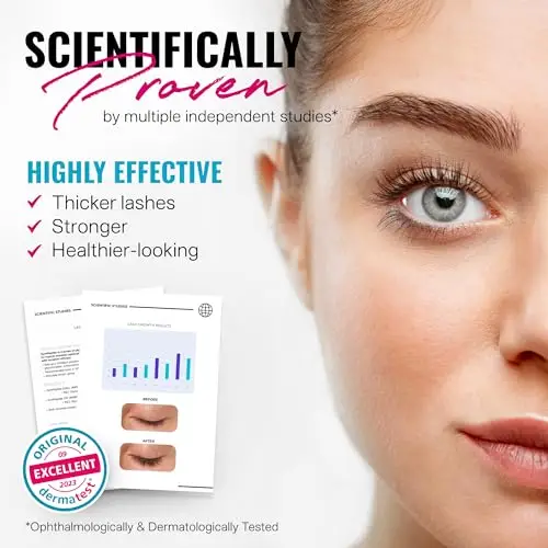 LASHCOCA!NE® Mini siero professionale per ciglia più lunghe e piene | Siero vegano di Svenja Walberg per la crescita miniatura 3