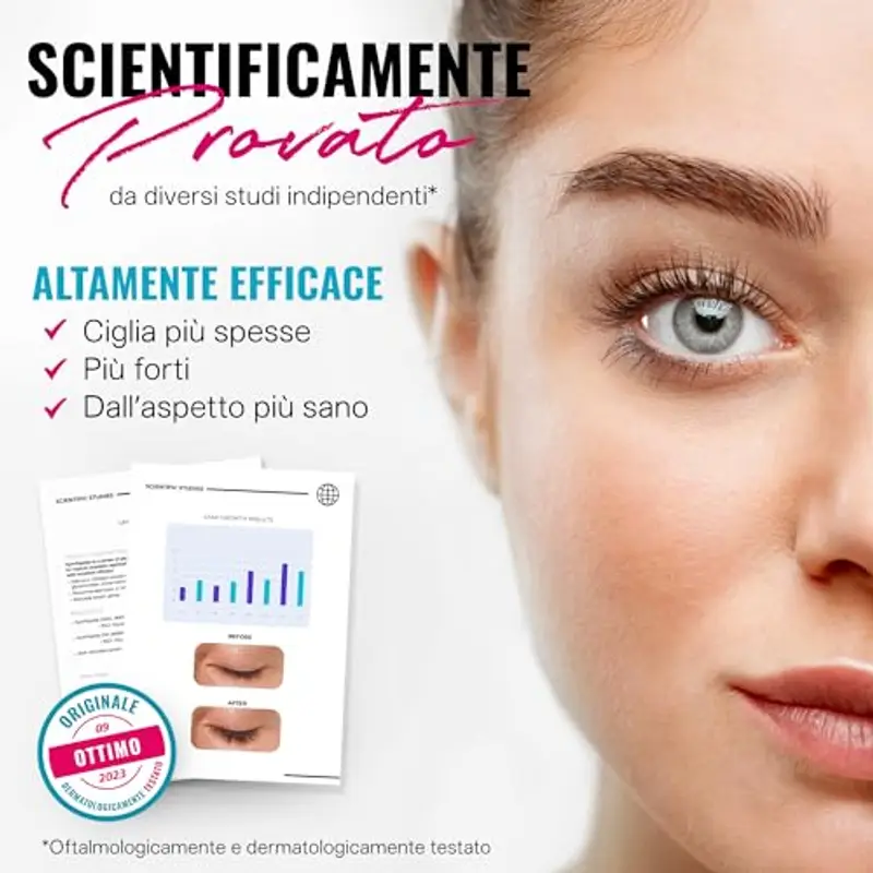 LASHCOCA!NE® siero professionale per ciglia più lunghe e piene | Siero vegano di Svenja Walberg per la crescita delle ciglia I Booster per l’allungamento rapido delle ciglia miniatura 3