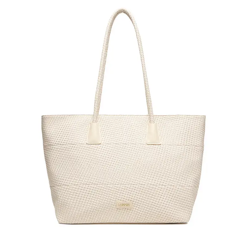 Lasocki Borsa écru elegante e spaziosa