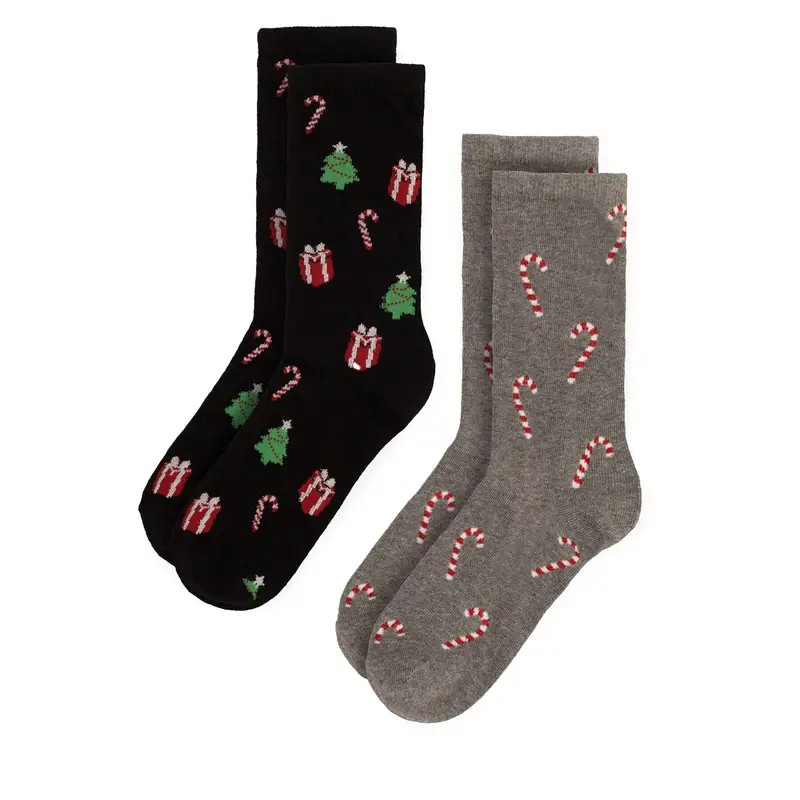 Calzini lunghi Lasocki 2MB-001-AW23 (2-pack) Grigio