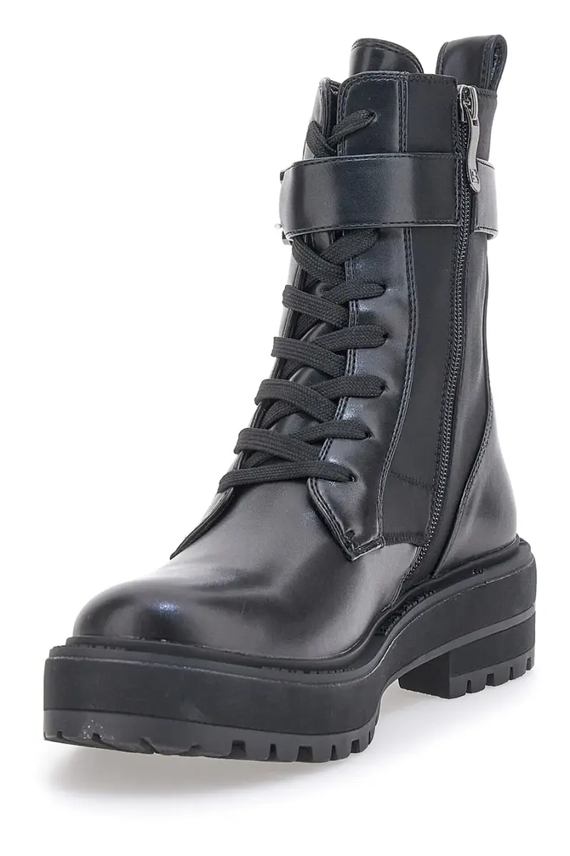 Anfibi Neri Con Patch Metallica LAURA BIAGIOTTI 8801 [NERO] miniatura 3