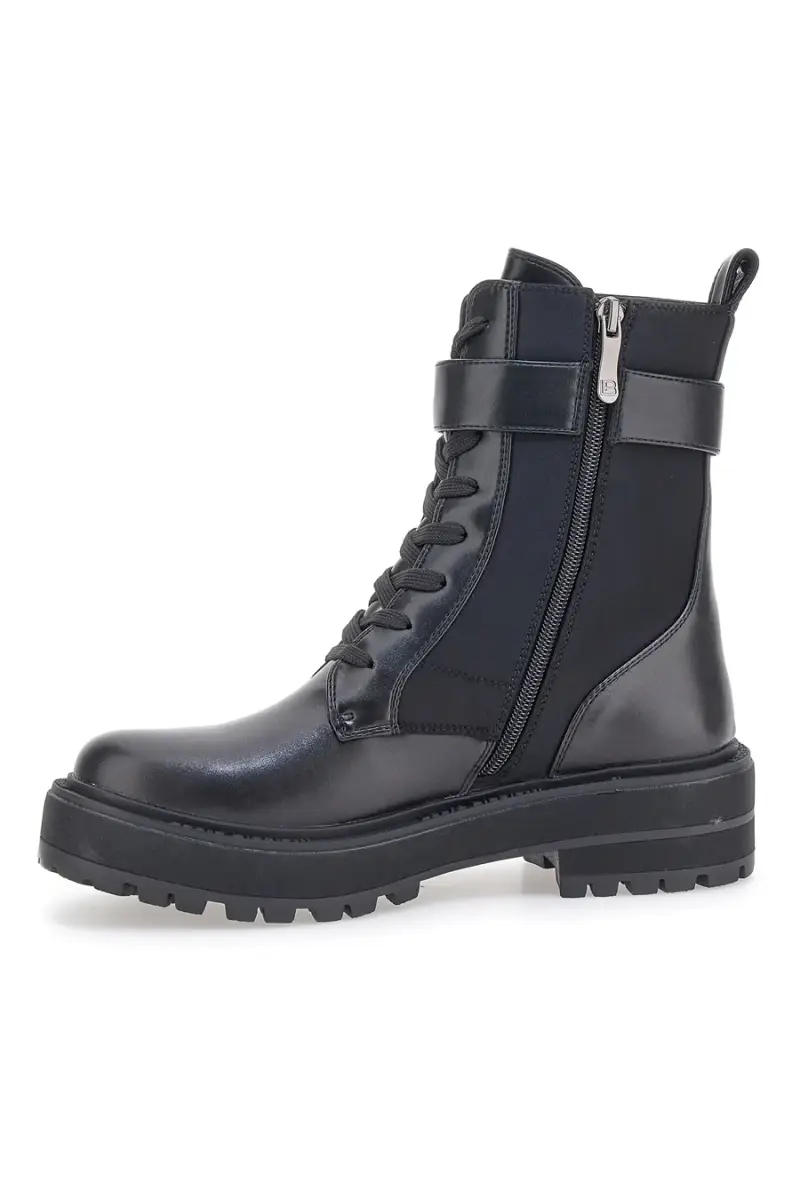 Anfibi Neri Con Patch Metallica LAURA BIAGIOTTI 8801 [NERO] miniatura 4