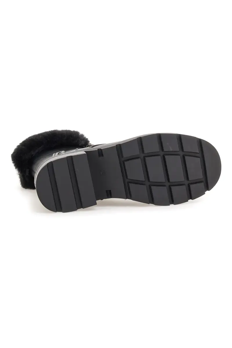 Anfibi neri con pelliccia sintetica Laura Biagiotti 9327 [NERO] miniatura 5