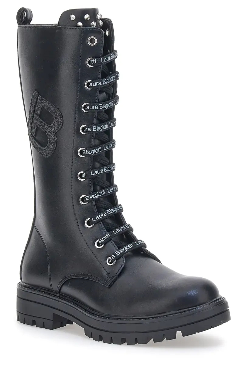 Anfibi Neri Laura Biagiotti 7602 [NERO] miniatura 2