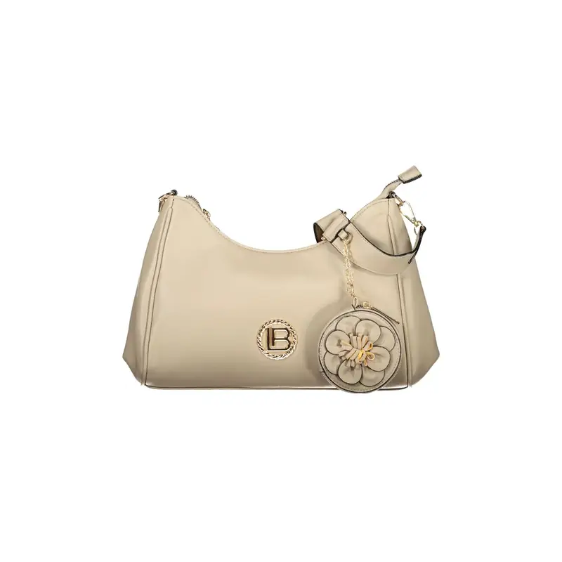 Borsa a Tracolla Donna Beige Logo