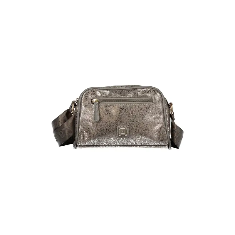 Borsa a Tracolla Donna Grigia Logo Grigio
