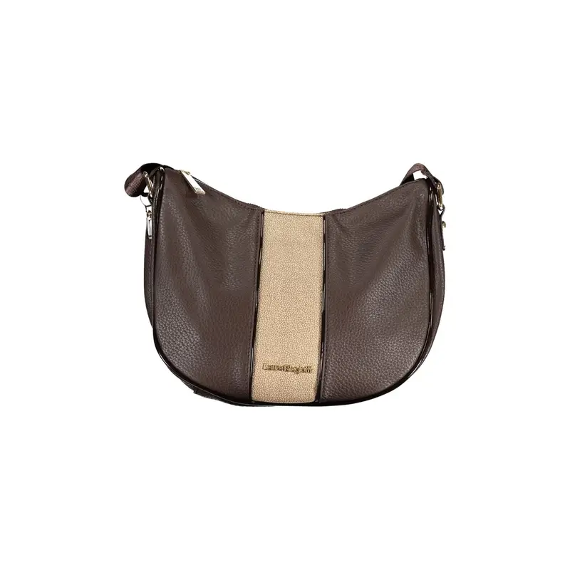 Borsa a Tracolla Donna Marrone Chiusura con Zip